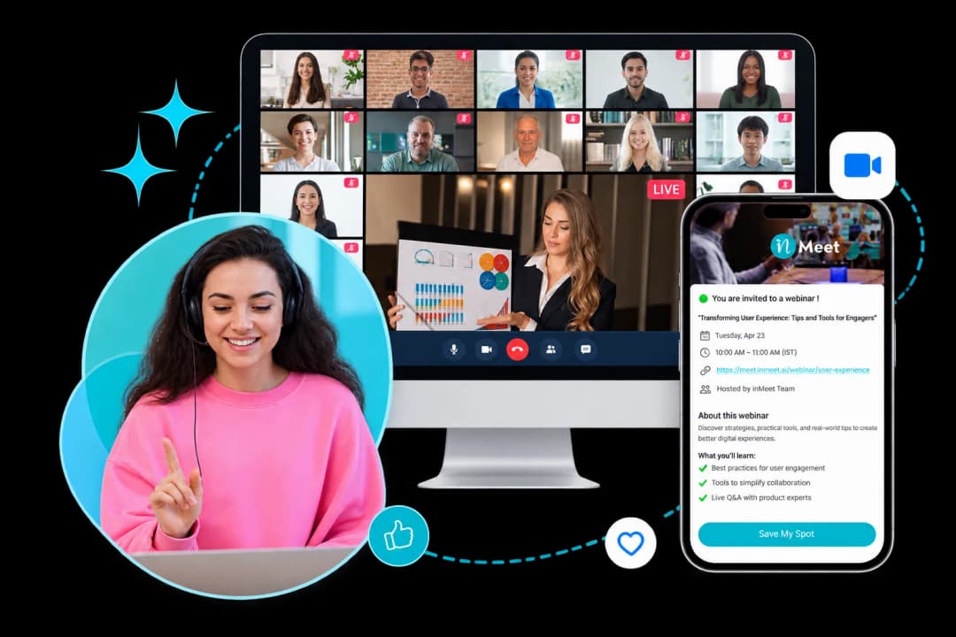 How inMeet is the Effortless Webinar Hosting Platform